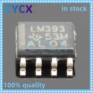 LM393DR LM393 SOIC-8 Dual voltage comparator Brand-new, original, off the shelf