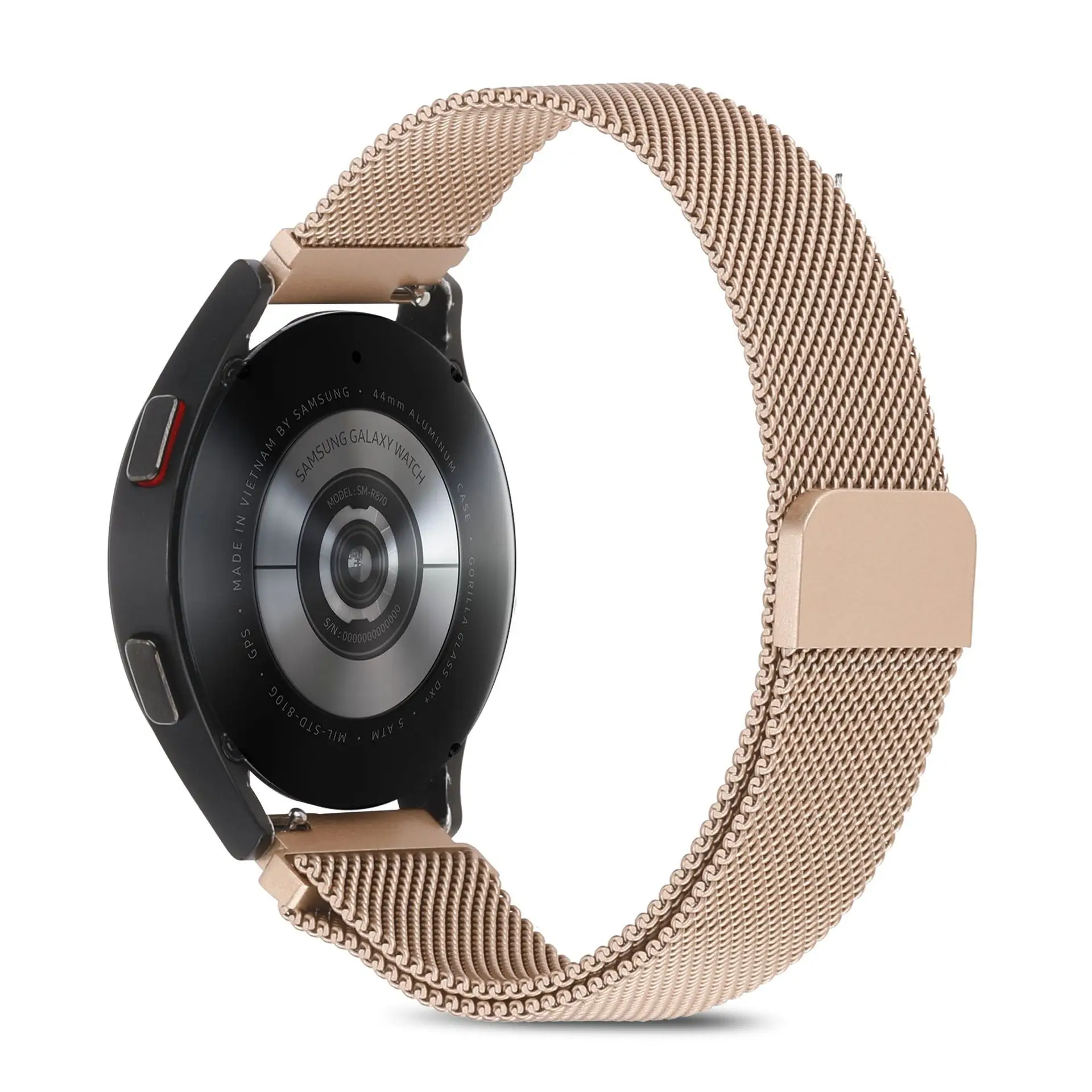 Magnetic Milanese Loop Bracelet with Adjustable Strap