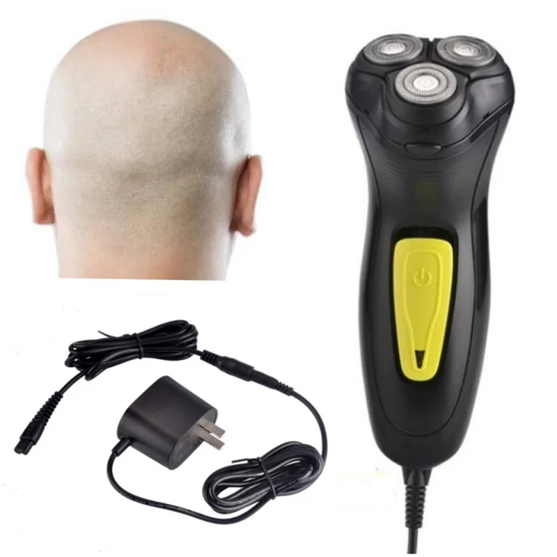 Professional Corded Shaver Electric Razor for Bald Head Shaver for Balder Men Face Dry Close Shave Clipper Stubble Beard Trimmer