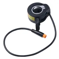 Waterproof Electric Bike Speed Control Thumb Throttle with WP Plug Connector (WHITE)