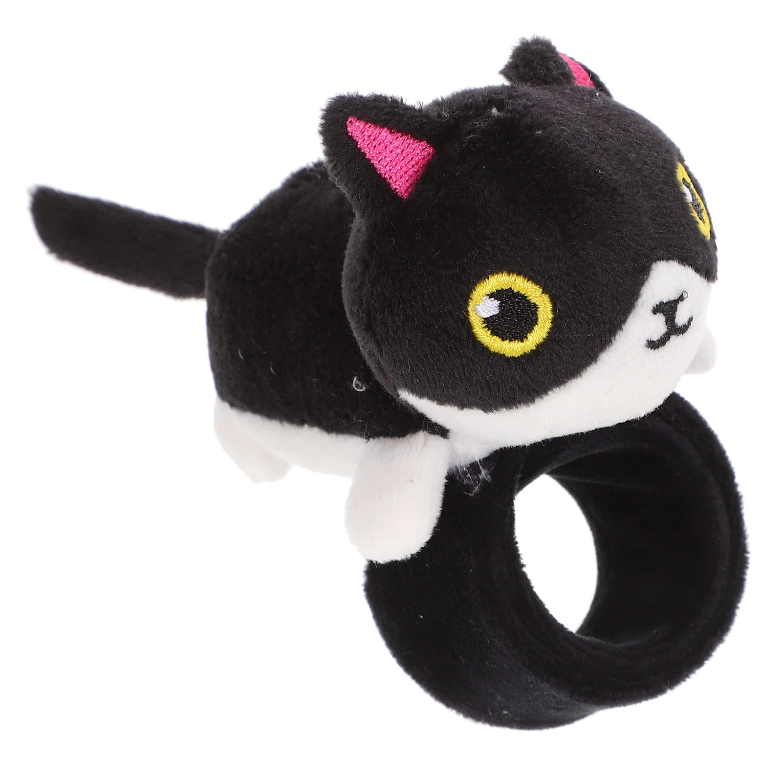 

Plush Ring Halloween Decortions Slap Wristband Papa Circle Decortations Party Favor Pp Cotton Animal Bracelet Favors