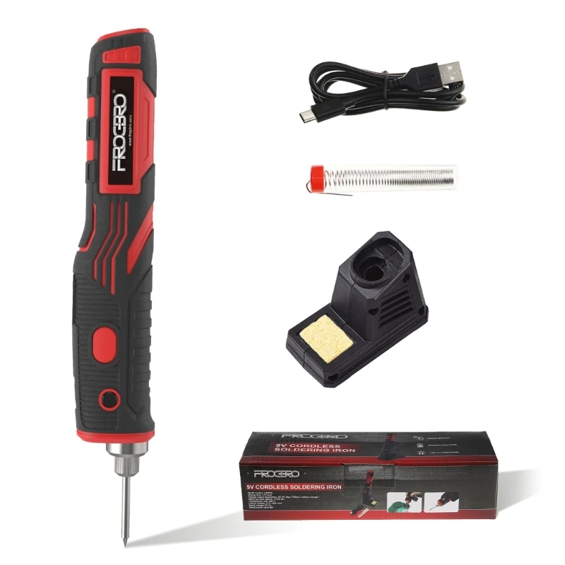 

Cordless Electric Soldering Iron Replaceable Soldering Tip Heat Up Rapidly