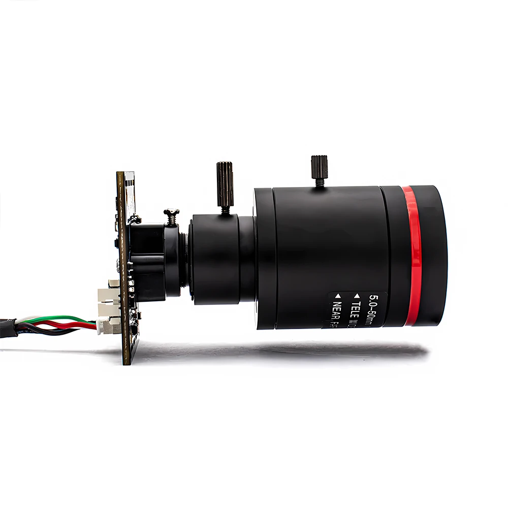 1080P 90FPS USB Camera Module Global Shutter 5-50mm M12 Lens Zoom Plug Play for