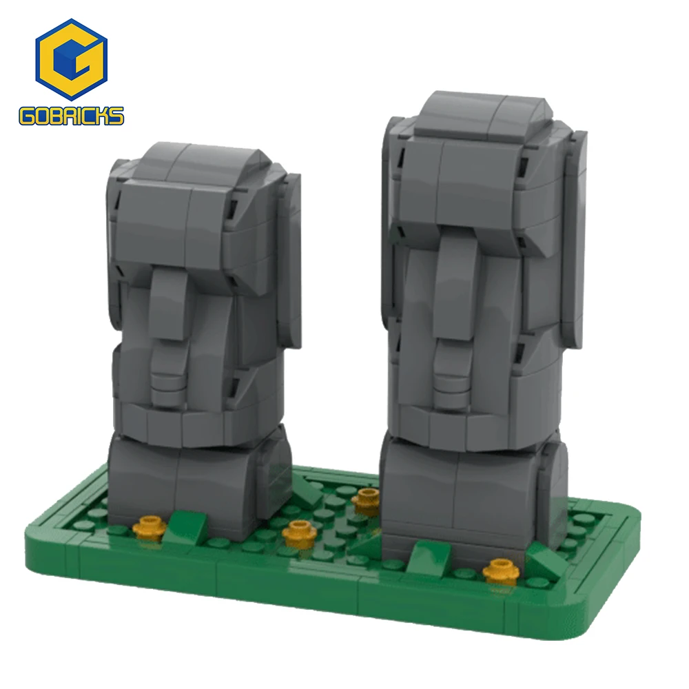 

Gobricks Education MOC Stone Statue Creative Buliding Blocks Children Assembly DIY Bricks Model For Kids Birthday Gift