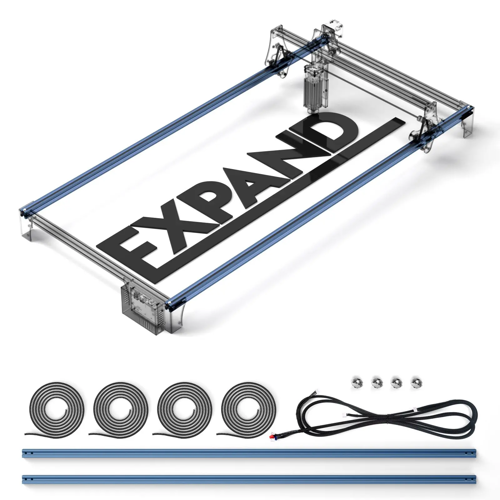 Sculpfun-Kit de expansión de área de grabado para máquina de grabado láser S6/S6pro/S9, montaje rápido, totalmente de Metal