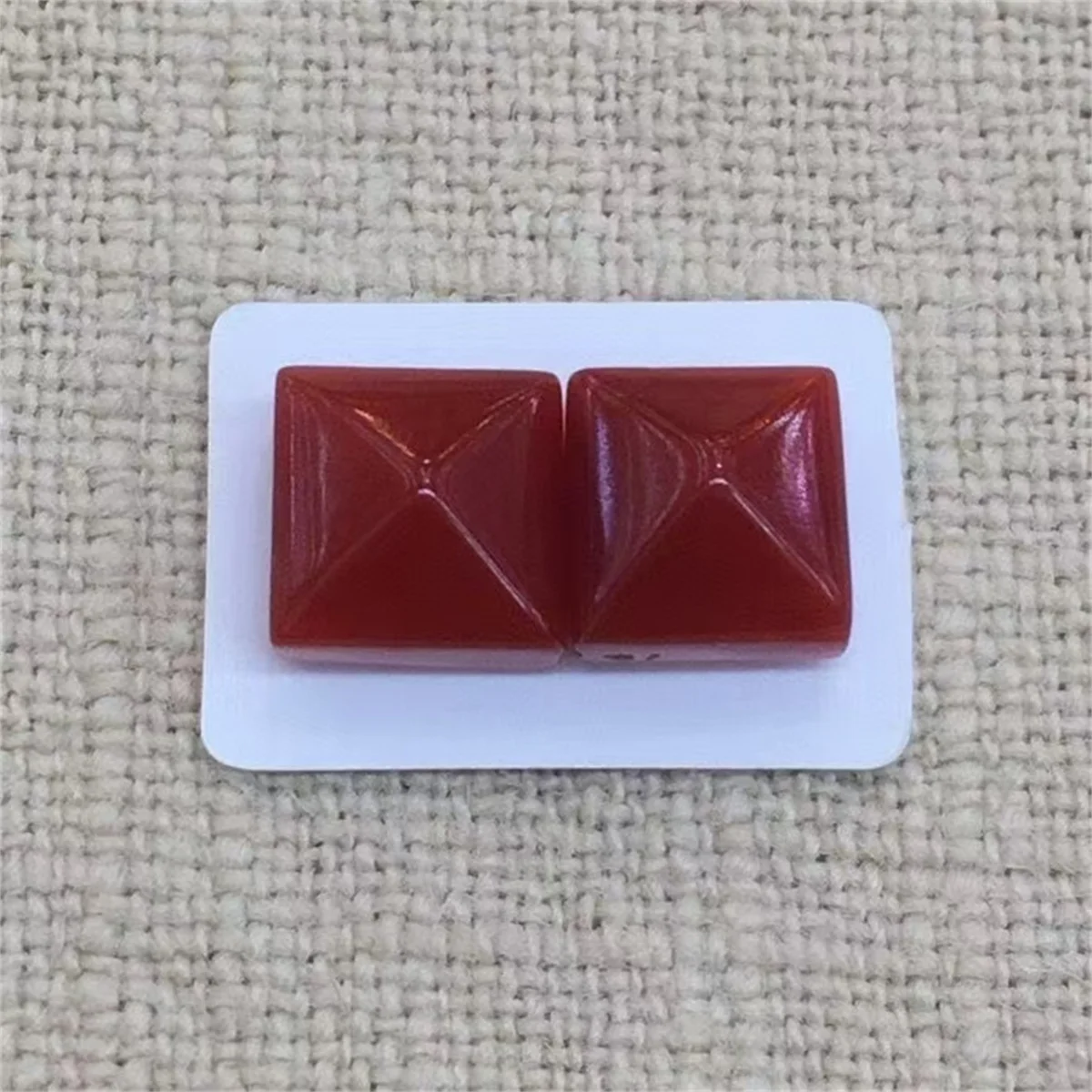 1pcs/lot Selected high-quality natural coral ring surface semicircle Half holes drop rectangle In perfect condition
