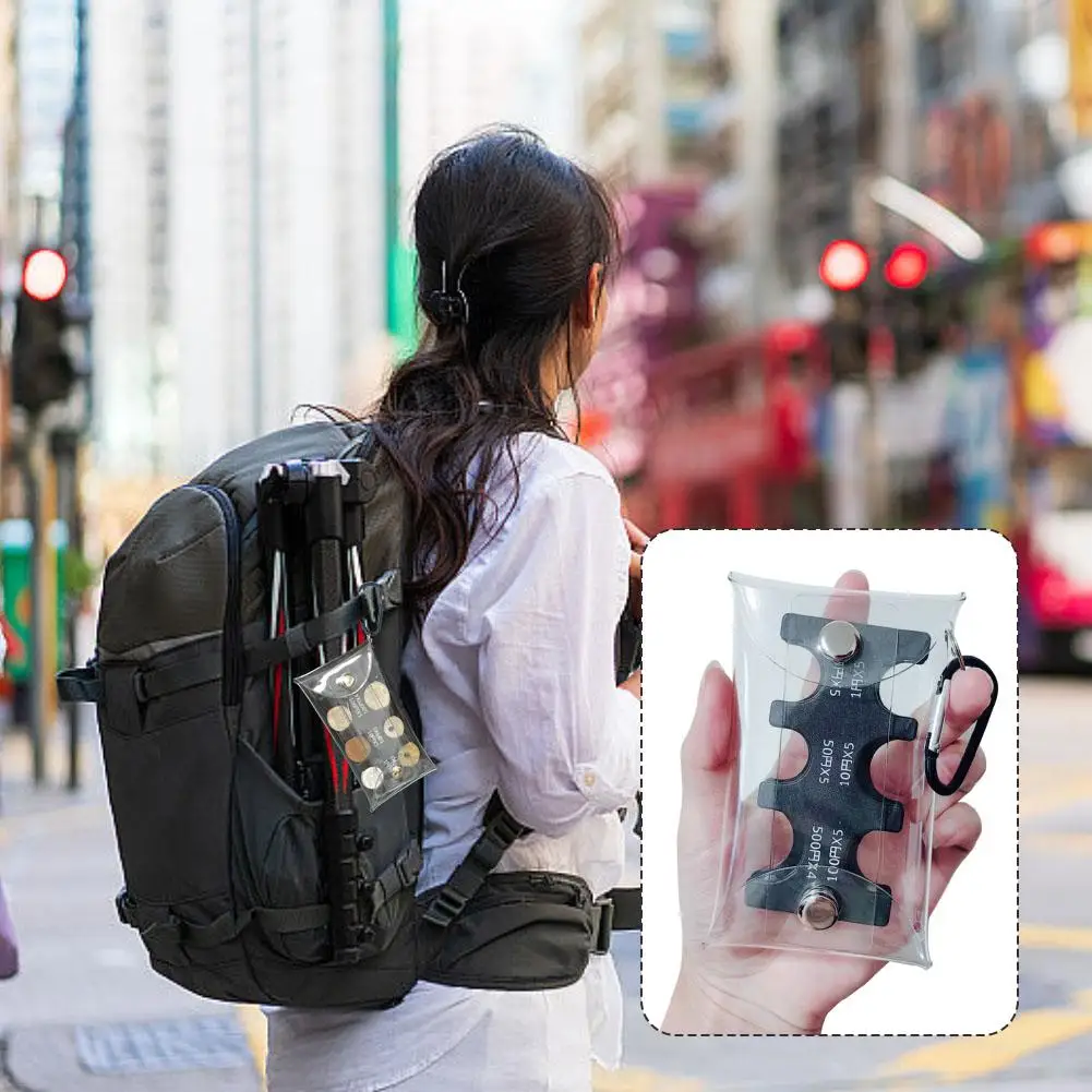 

Диспенсер для монет, коллекция кошельков, кошелек, органайзер, держатель для автомобильного чейнджера, мини-диспенсер для монет, хранение L0N2