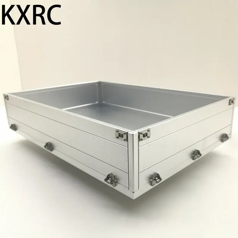 Metal 8 X8 Heavy Tow Bucket Cargo Box Per 1/14 Tamiya Rc Truck Trailer Scania 770S R620 Actros Arocs 3363 Volvo Man Refit Parts