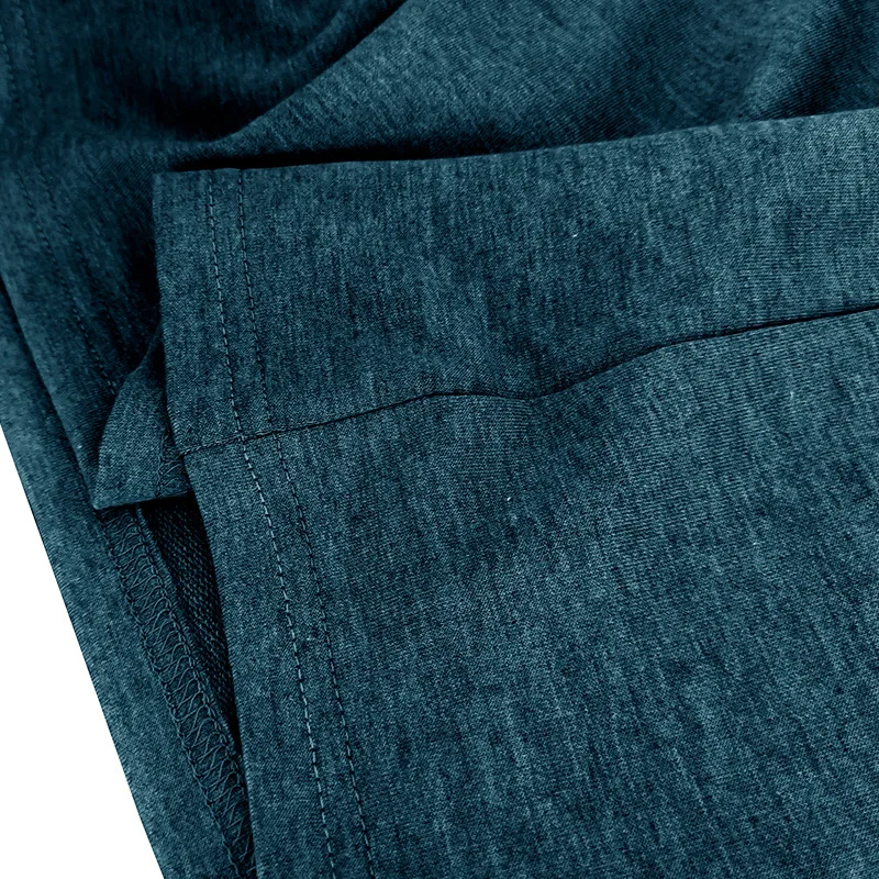 Herren-Sport-Sweatshirt mit Stehkragen für Herbst und Winter, atmungsaktiv, warm, farbblockierter Pullover, halber Reißverschluss in mehreren Farben – Detail 14