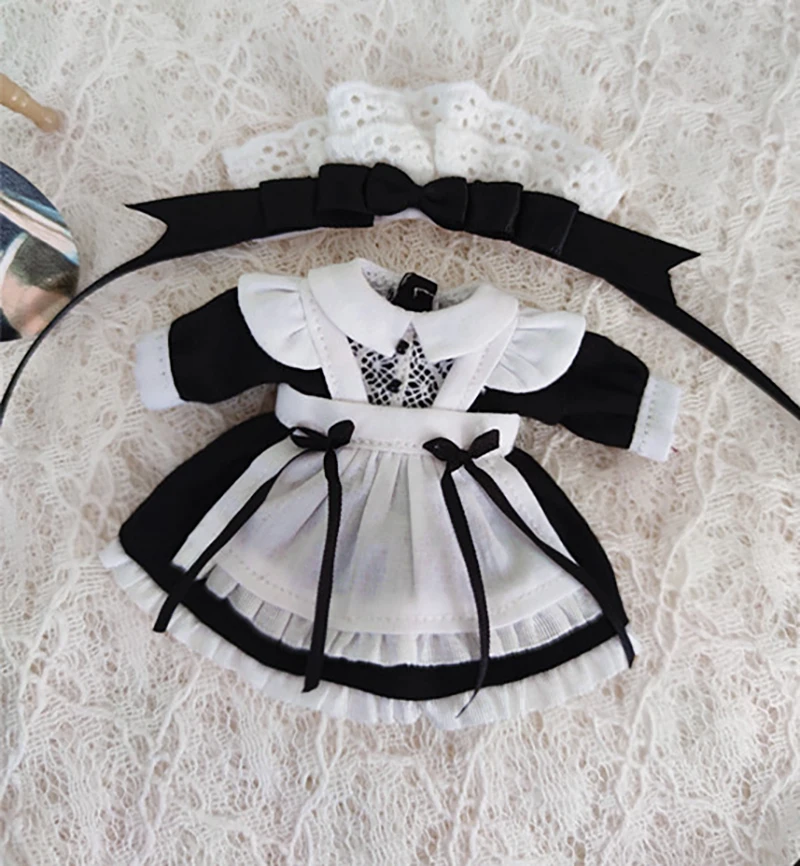 ミィ様8/10⭕️おまとめ品 人形用の高貴なメイド服,オーバーヘッド付きタイトスカート,ob11