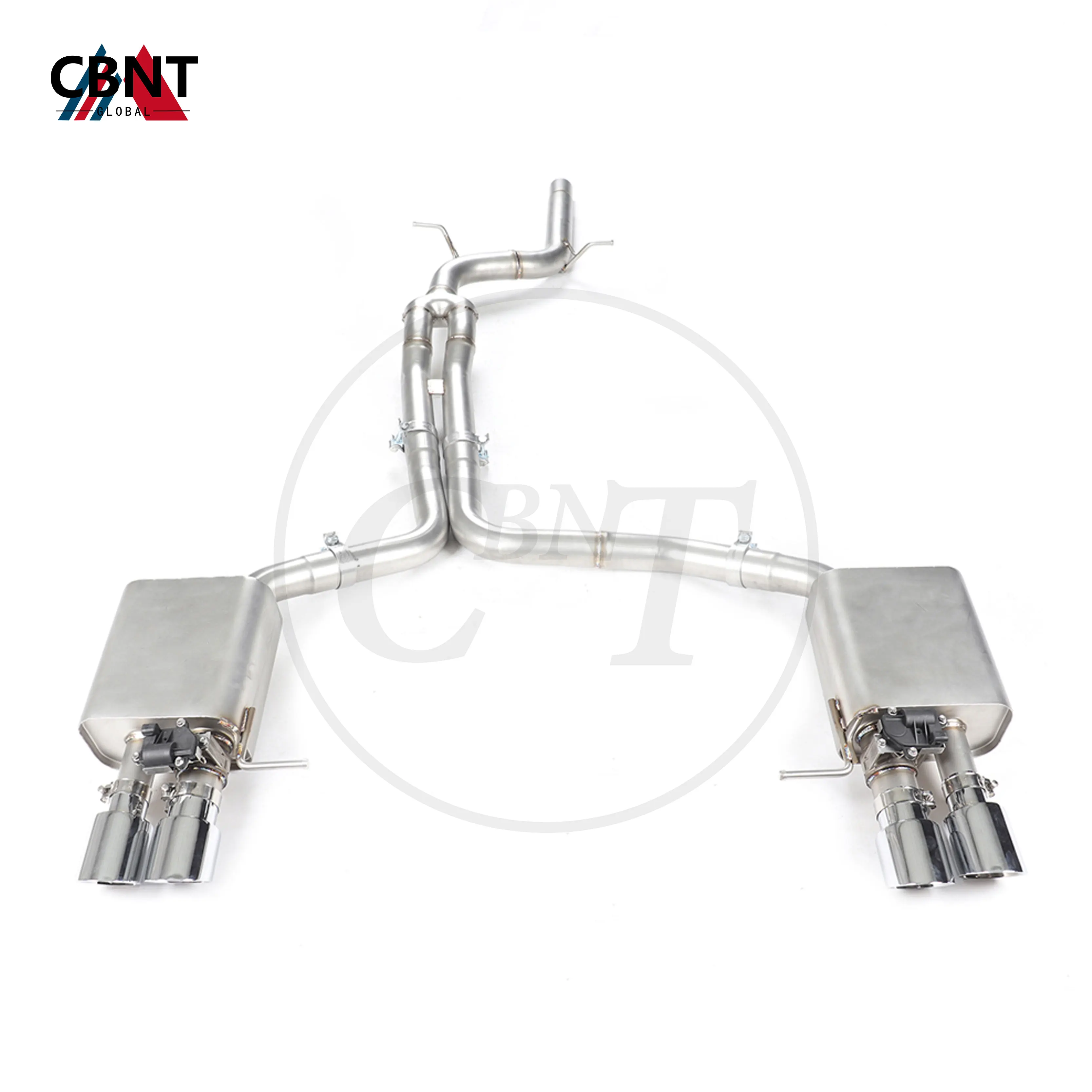 

CBNT Valved Exhaust-pipe for Audi Q5 2.0T Catback with Valve Muffler High Performance SS304 Tuning Exhaust System