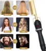Hot Comb Hair Straightener Heat Pressing Combs LCD Ceramic Curling Iron for Hair Beard Wigs Wet and Dry Hair Styling Tools 6