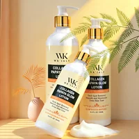 Lotion corporelle éclaircissante WK JALY Collagen Papaya Glow, hydratante, élimine les taches brunes, unifie le teint pour tous types de peau, 500ml 6