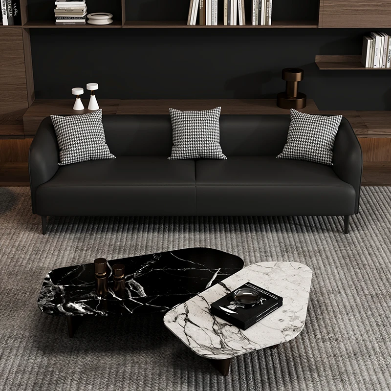 

Single Console Sofa Seat Perezoso Lounge Curved Library Sofa Seat Couch Canape Divano Modernos Para Sala Living Room Furniture