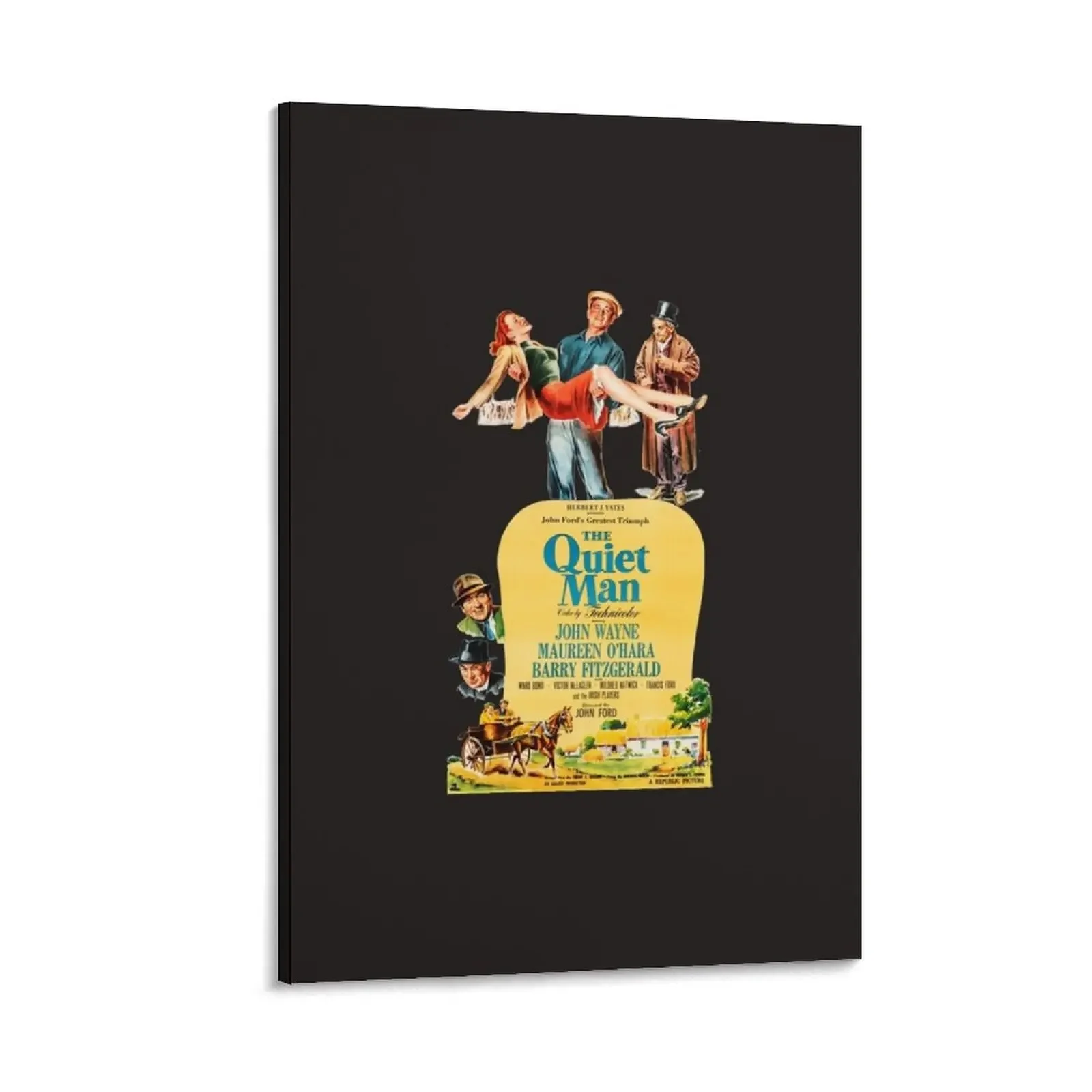 

The Quiet Man Movie Poster 1 Sticker Canvas Painting ornaments for home Decoration for home posters for wall