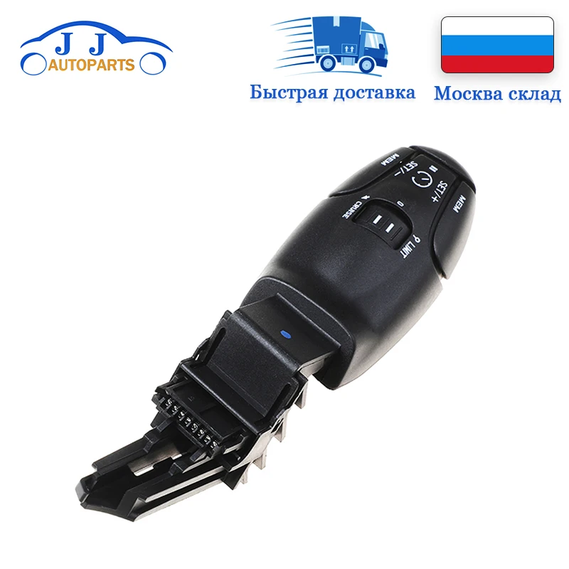 Régulateur De Vitesse Compatible Peugeot 208, 308, 407, 3008, Citroën C2 - Interrupteur Volant Noir OEM 6242.Z8/6242.Z9