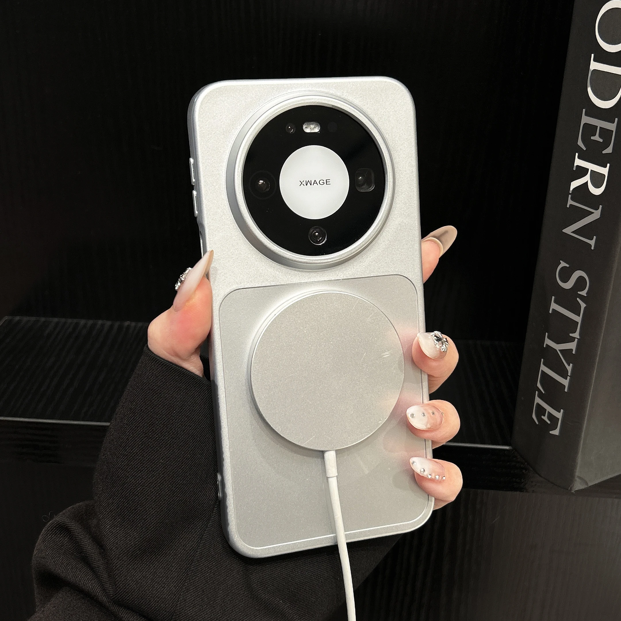 Luxury Plating Matte Magnetic Phone Case - Magsafe Compatible, Shockproof Hard Cover