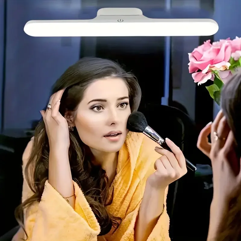 1pc 11.81inch Makeup Mirror Front Light Cabinet Light Dimming Reading 3-color USB Rechargeable Stickable Night makeup mirror mirror lights makeup mirror lights vanity light