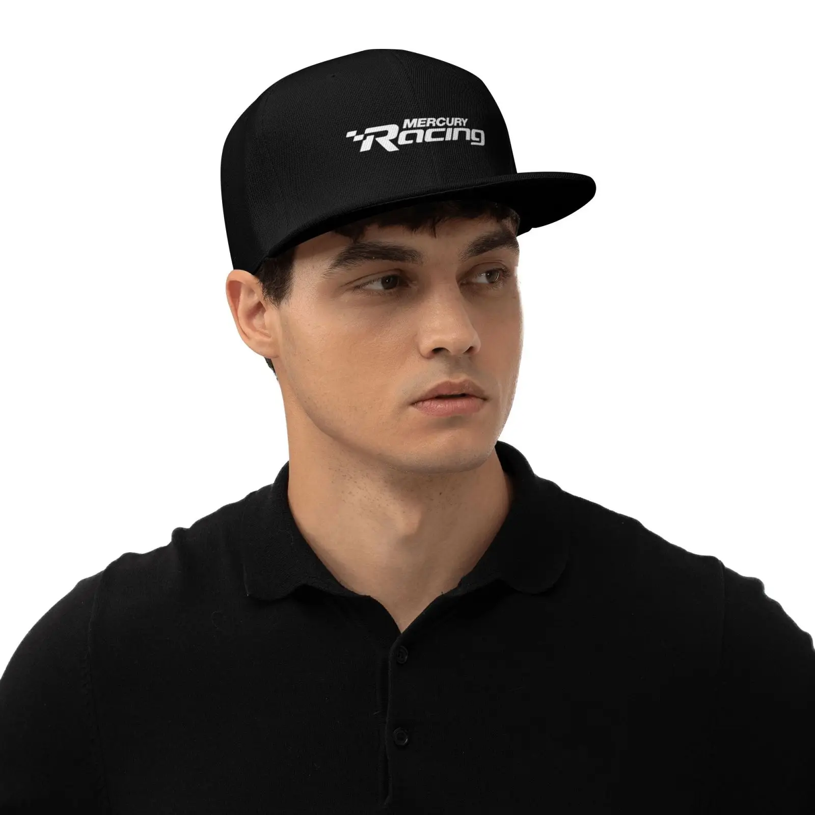 Mercury Logo Men\'s New Hiphop Flat Baseball Cap Fashion Sun Hats Caps for Men and Women One Size