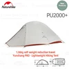 Naturehike Cloud Up PRO Hiking Tent 2 People 3 Season Tent 20D Nylon Ultralight Portable Outdoor Camping Travel Riding Tents 6