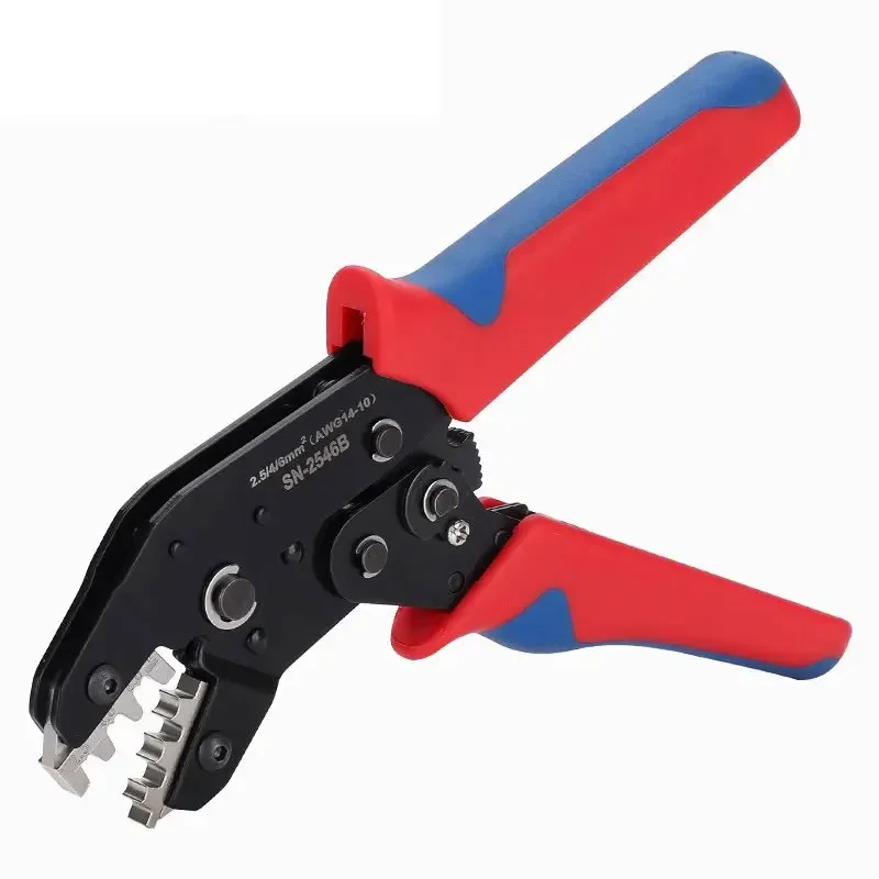 SN-2546B Solar Photovoltaic Wire Crimping Plier 2.5/4/6mm&sup2; Solar Connectors Panel PV Cable Wire Crimper Clamp Tool Kit
