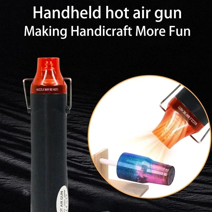 Hot Air Gun 220/110V DIY Tool Heat Electric Power Tool Mini Soldering Temperature Crafts Blower Supporting Seat Shrink