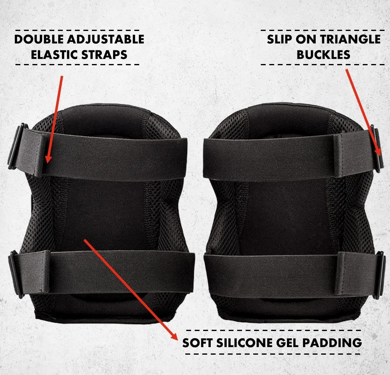 وسادات ركبة احترافية مصممة خصيصًا للأعمال الشاقة،...