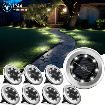 Solar Disk Garden Lights 1