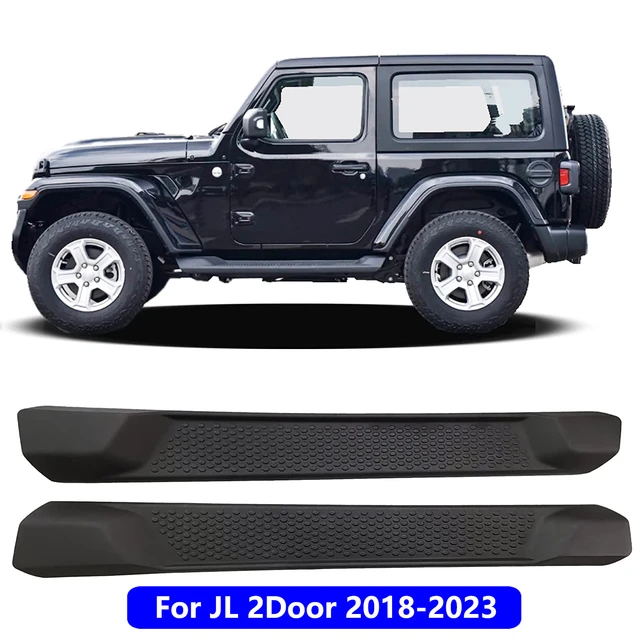 Offroad Auto Trittbrett Seite Schritt Pedal Nerf Bar Für Jeep Wrangler JL  JLU 2 Tür 2018-2023 - AliExpress