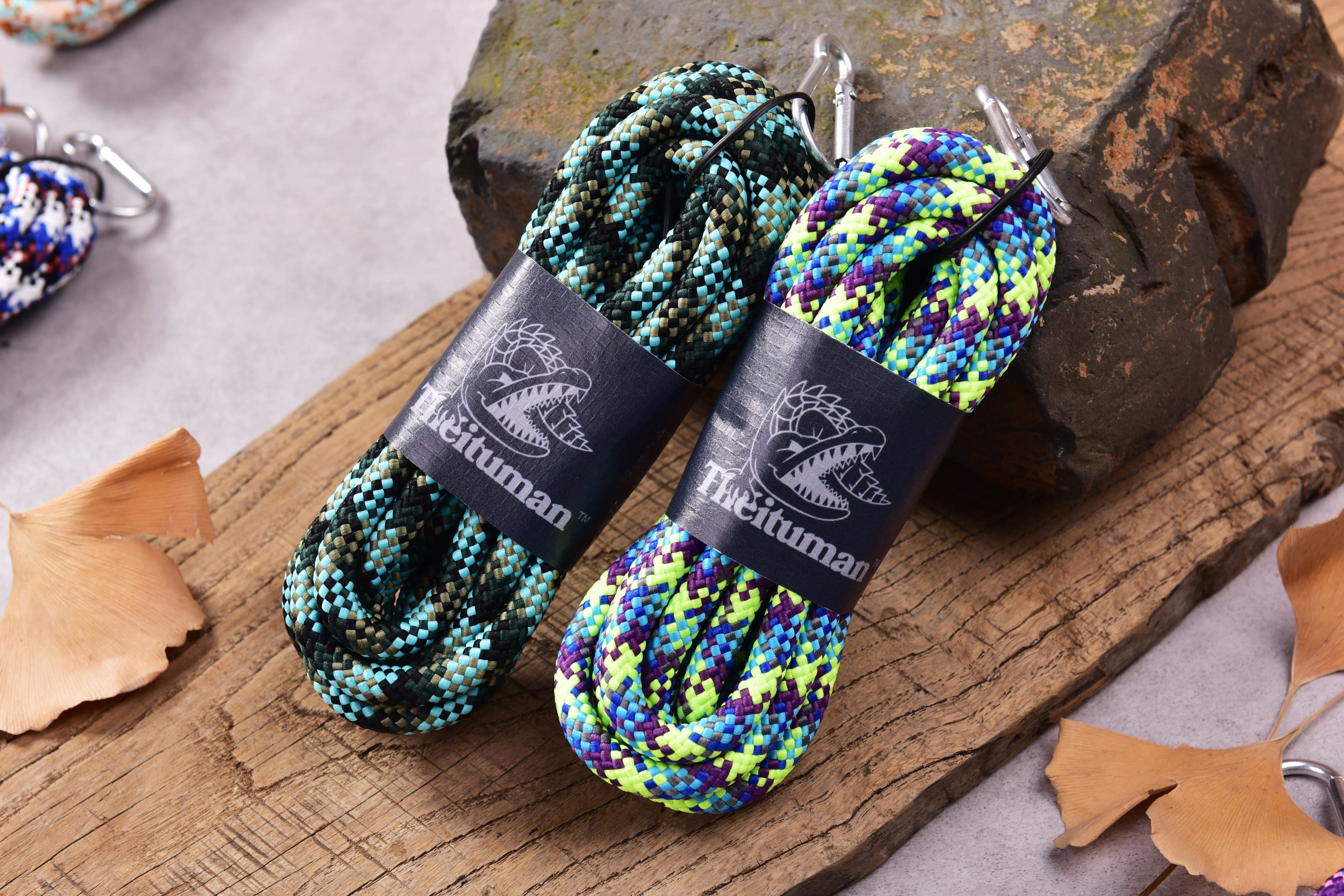 Vibrant Multicolored 8mm Polyester Braided Paracord - 3 Meters, Perfect for Pet Leashes and Safety Ropes