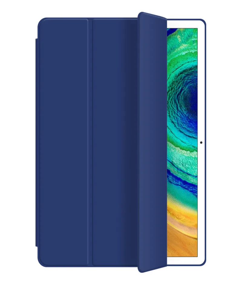 Premium Leather Tablet Case Cover with Screen Protector and Stylus Pen