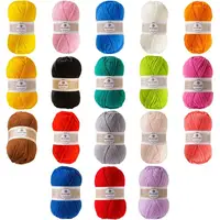4-Strand Polyacrylonitrile Fiber Milk Cotton Yarn For Hand Knitting Acrylic Blending Knit Yarn Crochet Scarf Hat DIY Line Thread 1