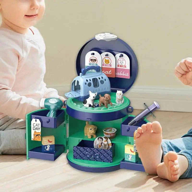 Toddler Pretend Playset Toddler Role-playing Boy Toys Educational Children Learning Play Kit For Children Ages 3-5 Years Old