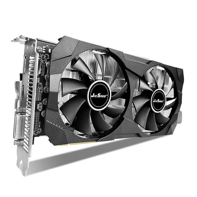 JIESHUO AMD RX 580 16GB Gaming Graphics Card GDDR5 GPU 256-bit PCI-E 3.0X16 RX580 16G Desktop Computer Video Office KAS ETC RVN 4