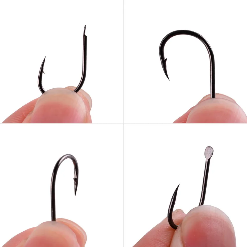 100 шт./коробка, рыболовные крючки с бородкой | AliExpress