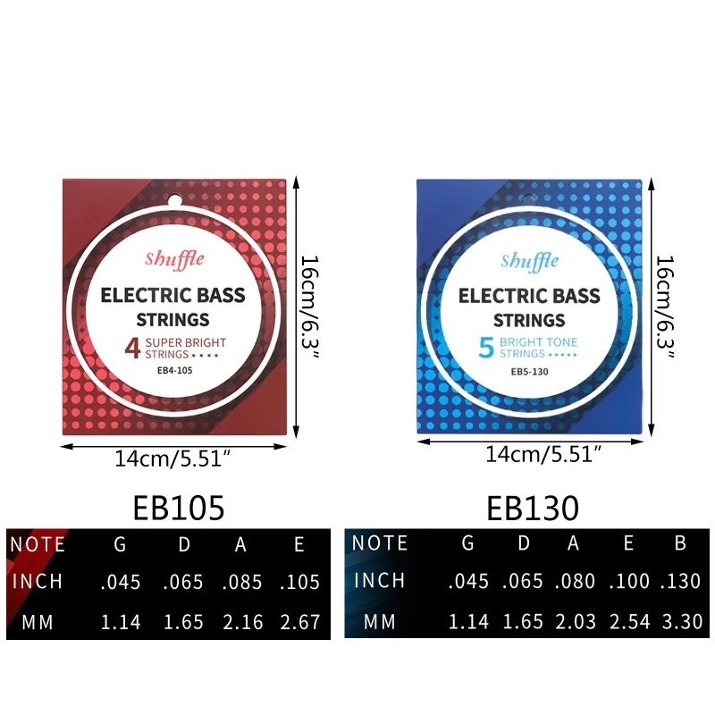 

Замена струн для электрической бас-гитары, прочные 4/5-струнные струны для бас-гитары