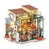 Robotime Mini House DIY Dollhouse Kit with Furnitures Accessories 1:24 Scale Craft Kit  Emily's Flower Shop 2