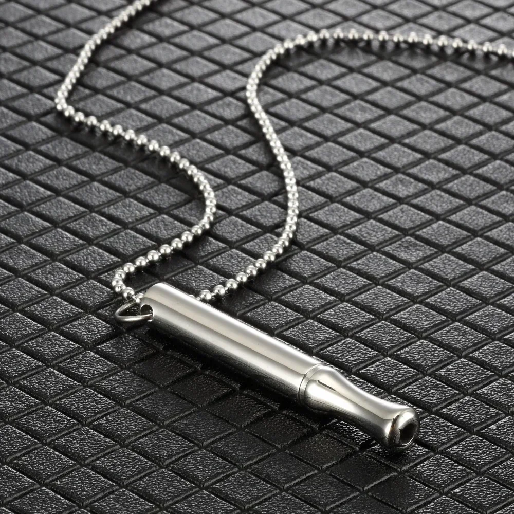 Circular Whistle Pendant - Meditation Breathing Decompression Necklace - Health and Wellness Jewelry for Women and Men 5