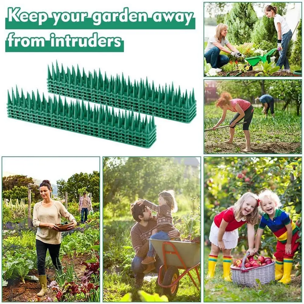 10pcs Plastic Anti-bird Stab Pigeons and Scare Birds Control Anti-cat Anti-theft Fence Wall Nail Bird Repellent Spikes