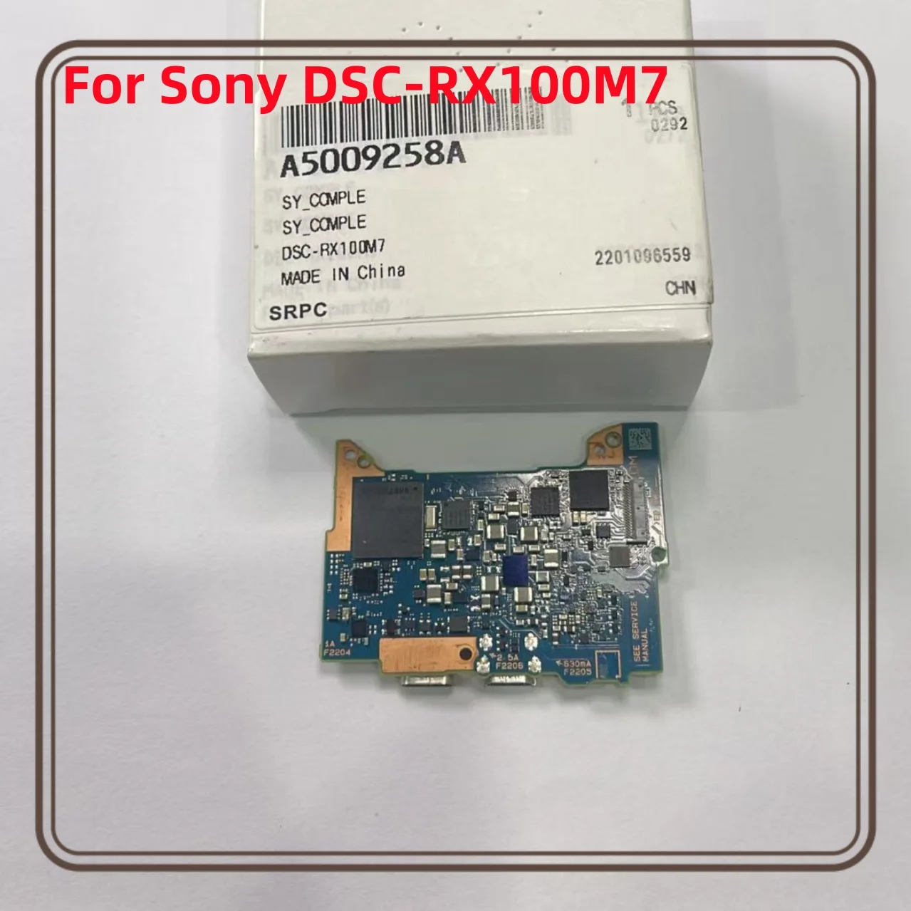 RX100M7 수리 부품 메인 보드 마더보드 SY-1100 A5009258A DSC-RX100M7, DSC-RX100 VII용