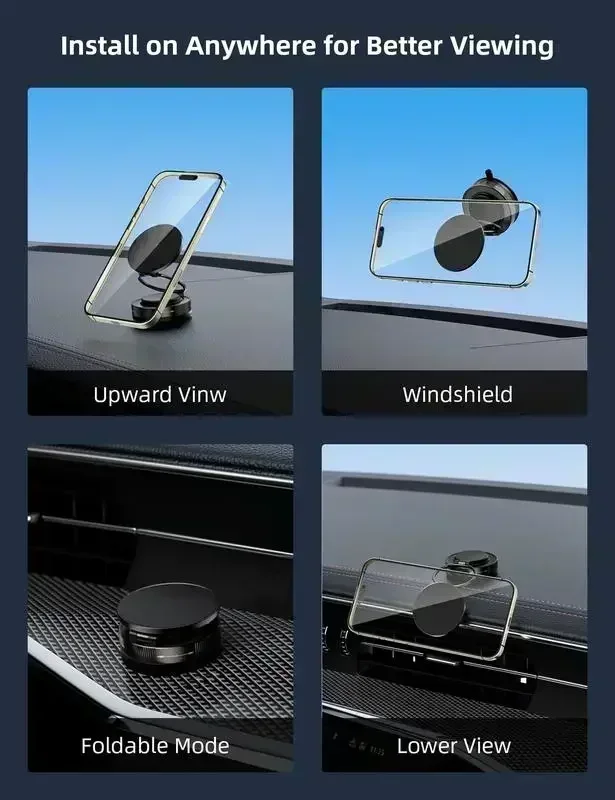 Foldable Magnetic Phone Mount - view 3