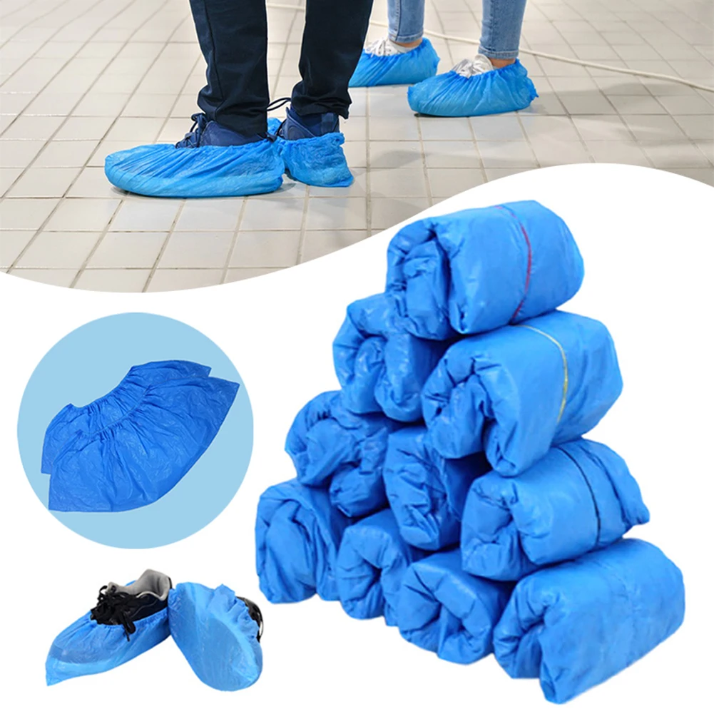 100Pcs 50 Pairs Disposable Shoe Covers Boot Cover Waterproof,Dust Proof...