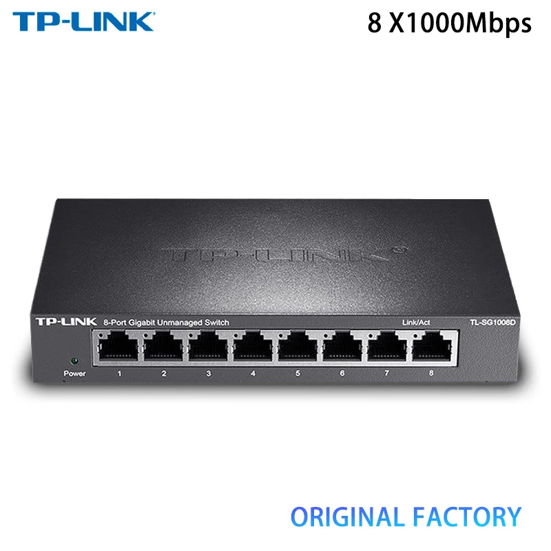 Tplink Switch 8port Gigabit Splitter 1ge Hub