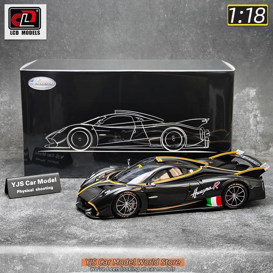 速くおよび自由な 1/18 Model LCD scale white Pearl R Huayra Pagani collection ミニカー