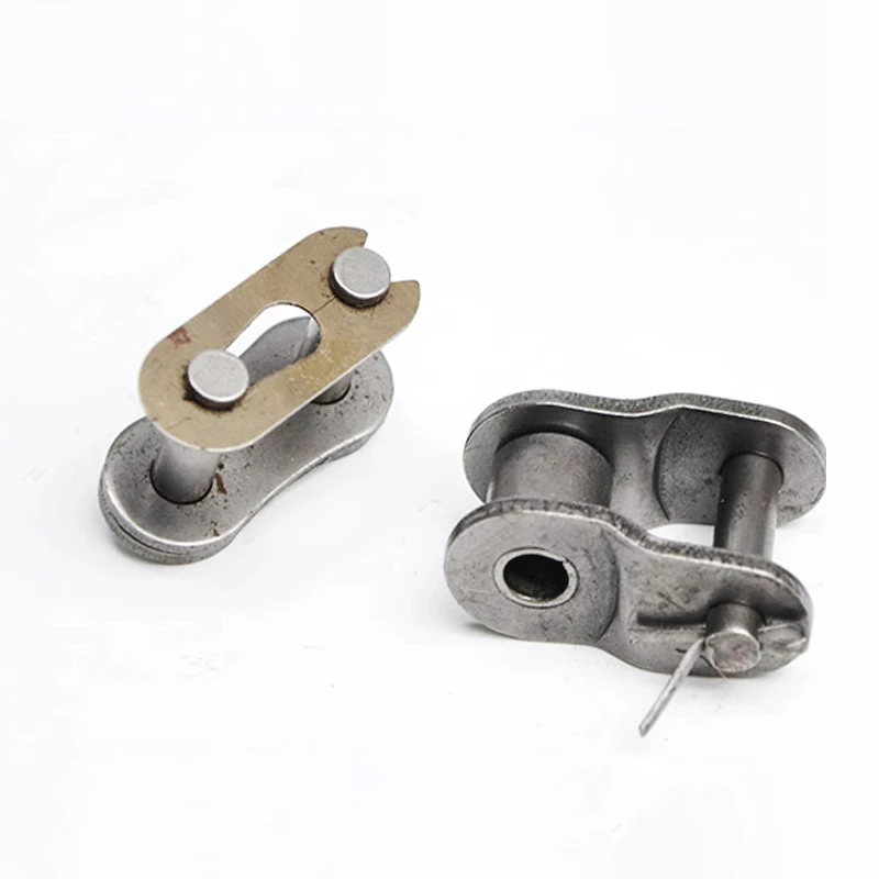 Carbon Steel Roller Chain Connector 04C 06B 08B 10A 12A 16A 24A Industrial Chain Join Buckle Half/Full Buckle for Machinery