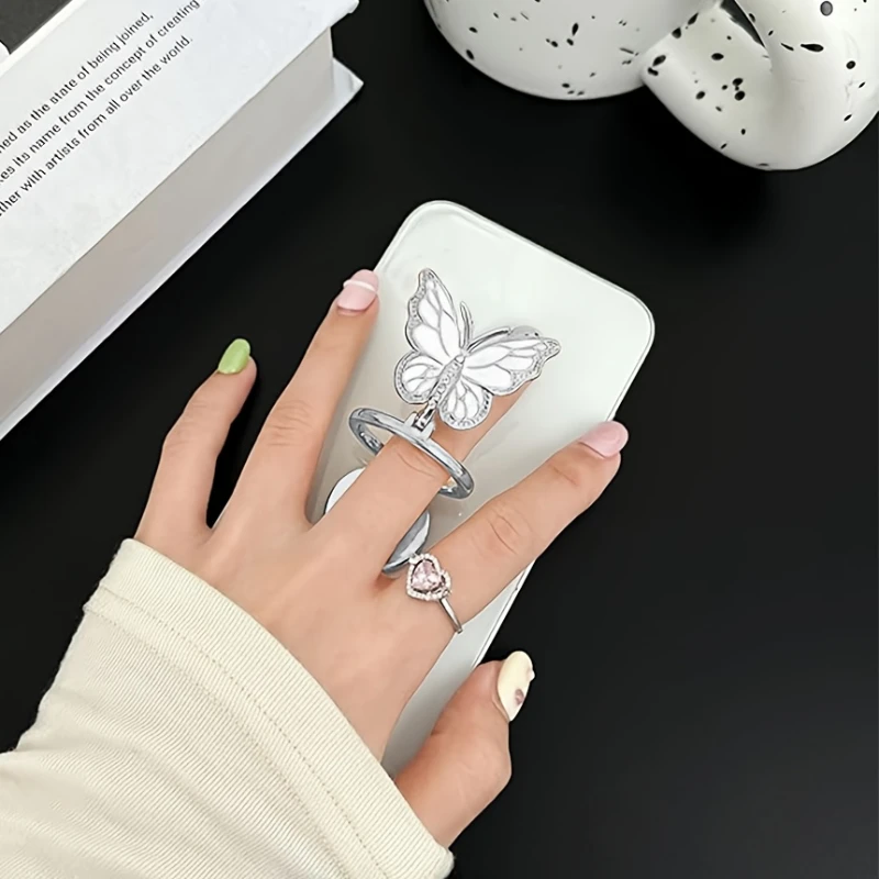 Butterfly Finger Ring Stand For Mobile Phones