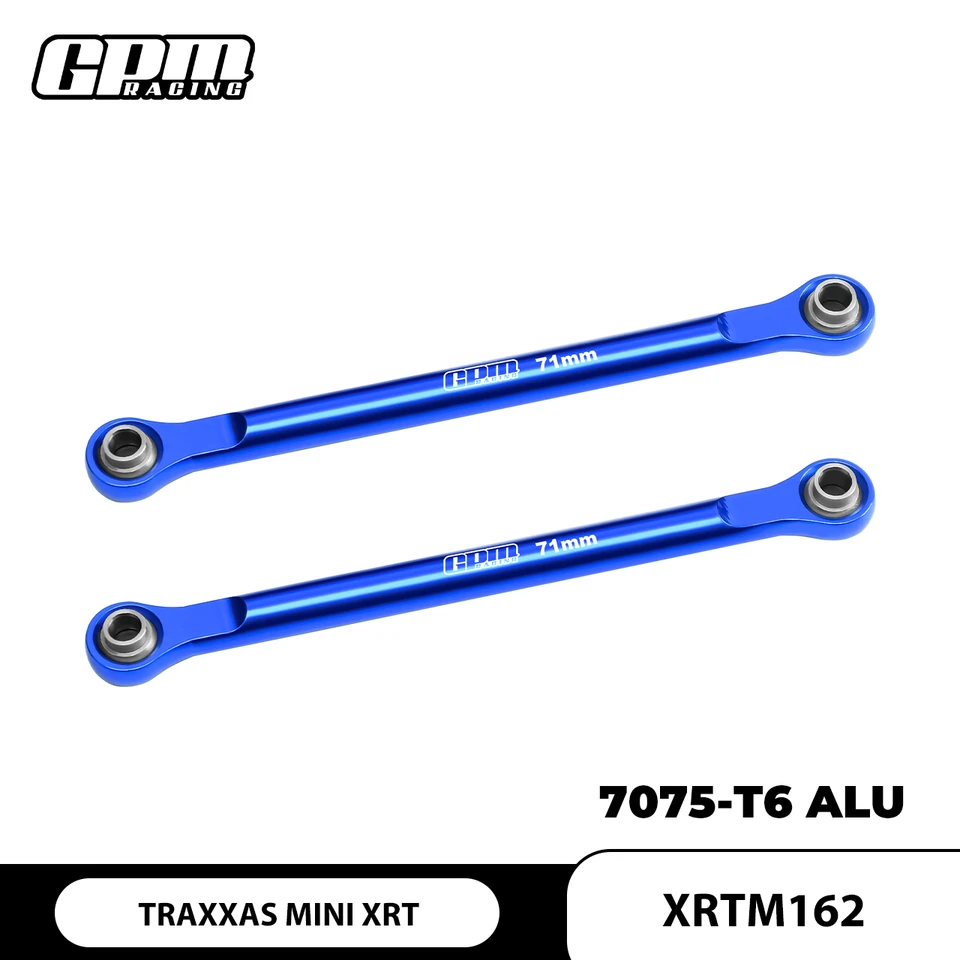Aluminum 7075 Steering Linkage For Traxxas X-Maxx 6S/8S & Sand Car 8S – Pre-Assembled, Blue - View #13