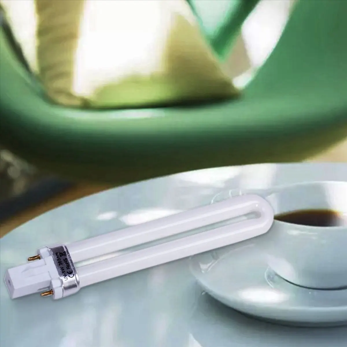 새로운 전문 전자 12pcs 365nm 9W 네일 건조기 UV 램프 전구 튜브 교체 아트 네일 폴리쉬 매니큐어