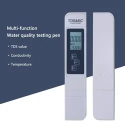 Lcd tds medidor digital tester precisão aquário água piscina tds tester filtro de pureza água hidropônica TDS 3 medidor digital calibra