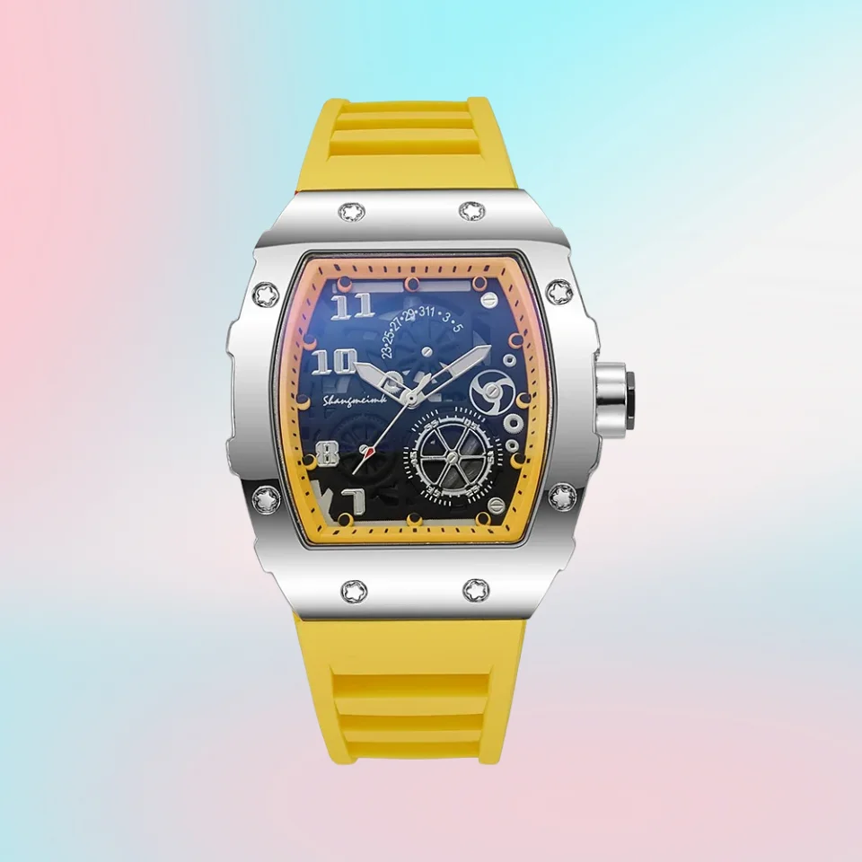 Top 2025 Nuovi Uomini di Moda Orologi di Lusso Mens Grande Gelatina di Silicone Orologio Al Quarzo Casual Per Il Regalo Relogio Masculino Orologi Da Polso Maschili